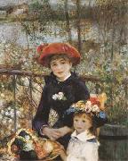 Pierre-Auguste Renoir On the Terrace (mk09) oil painting on canvas